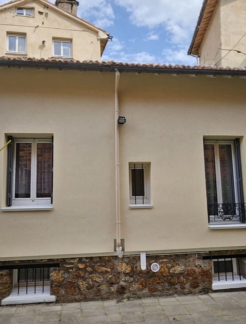 Maison à Bagneux après ravalement de la façade arrière